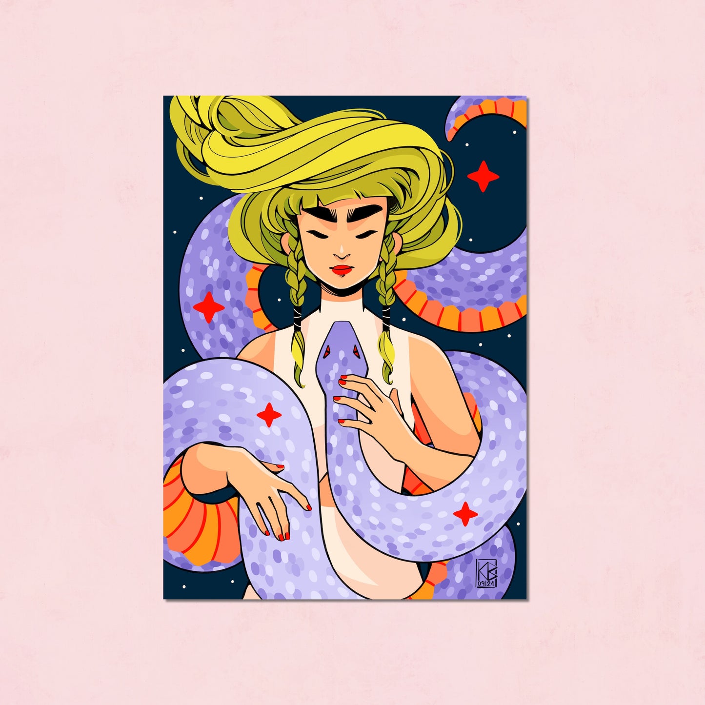 The grand Serpent Mini Print